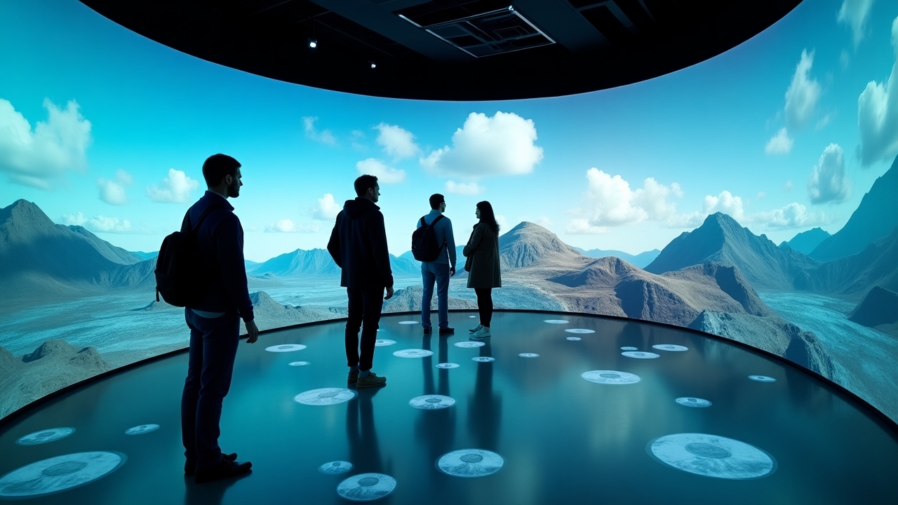 Digitale Kunstinstallation